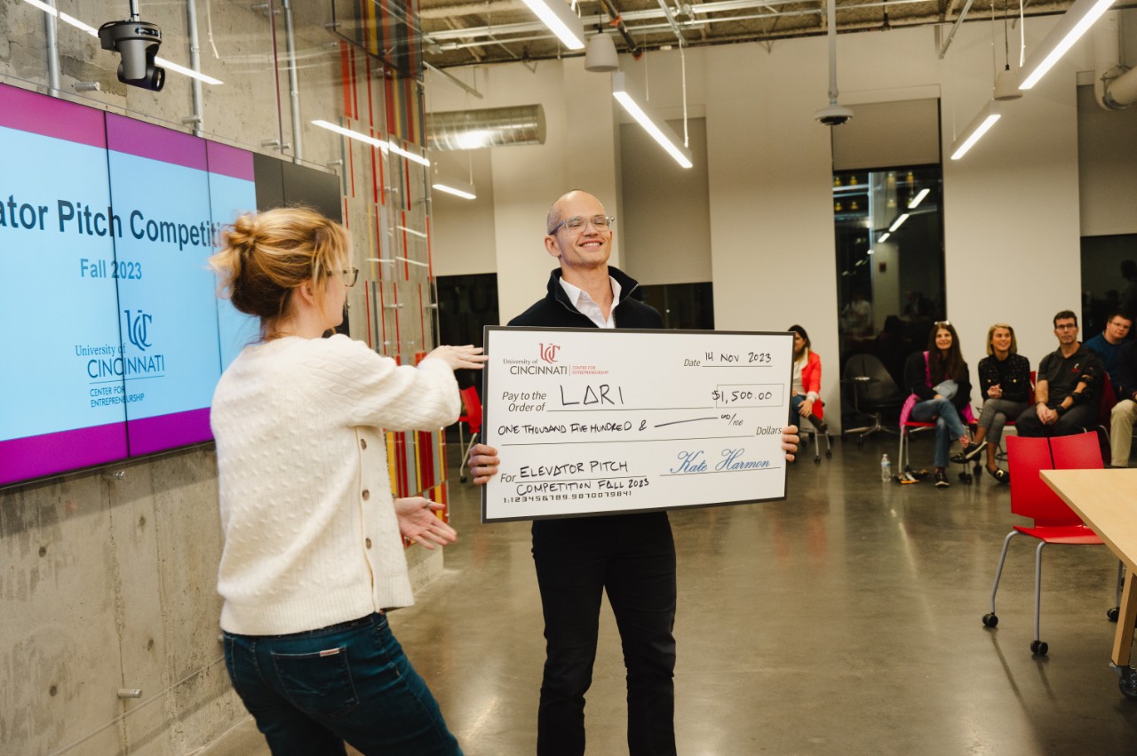 Student receiving money