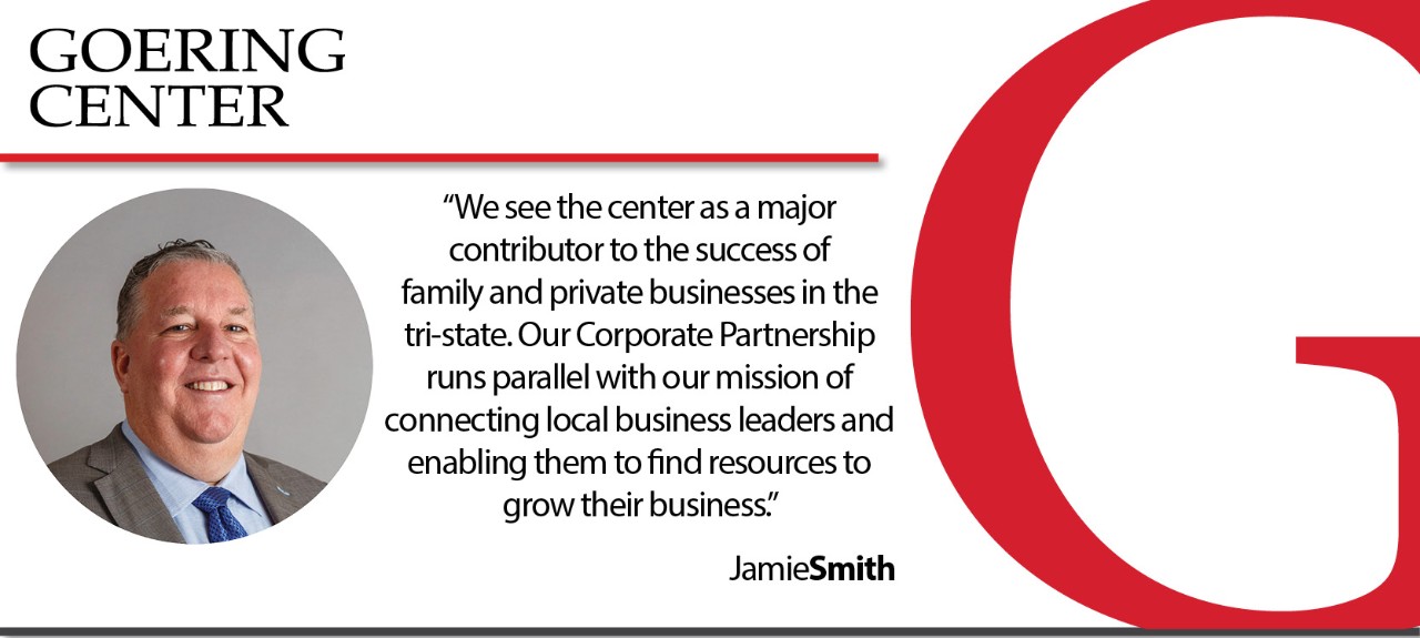 We see the Center as a major contributor to the success of family and private businesses in the tri-state. Our corporate partnership runs in parallel with our mission of connecting local business leaders and enabling them to find resources to grow their business. Jamie Smith, Publisher Cincinnati Business Courier