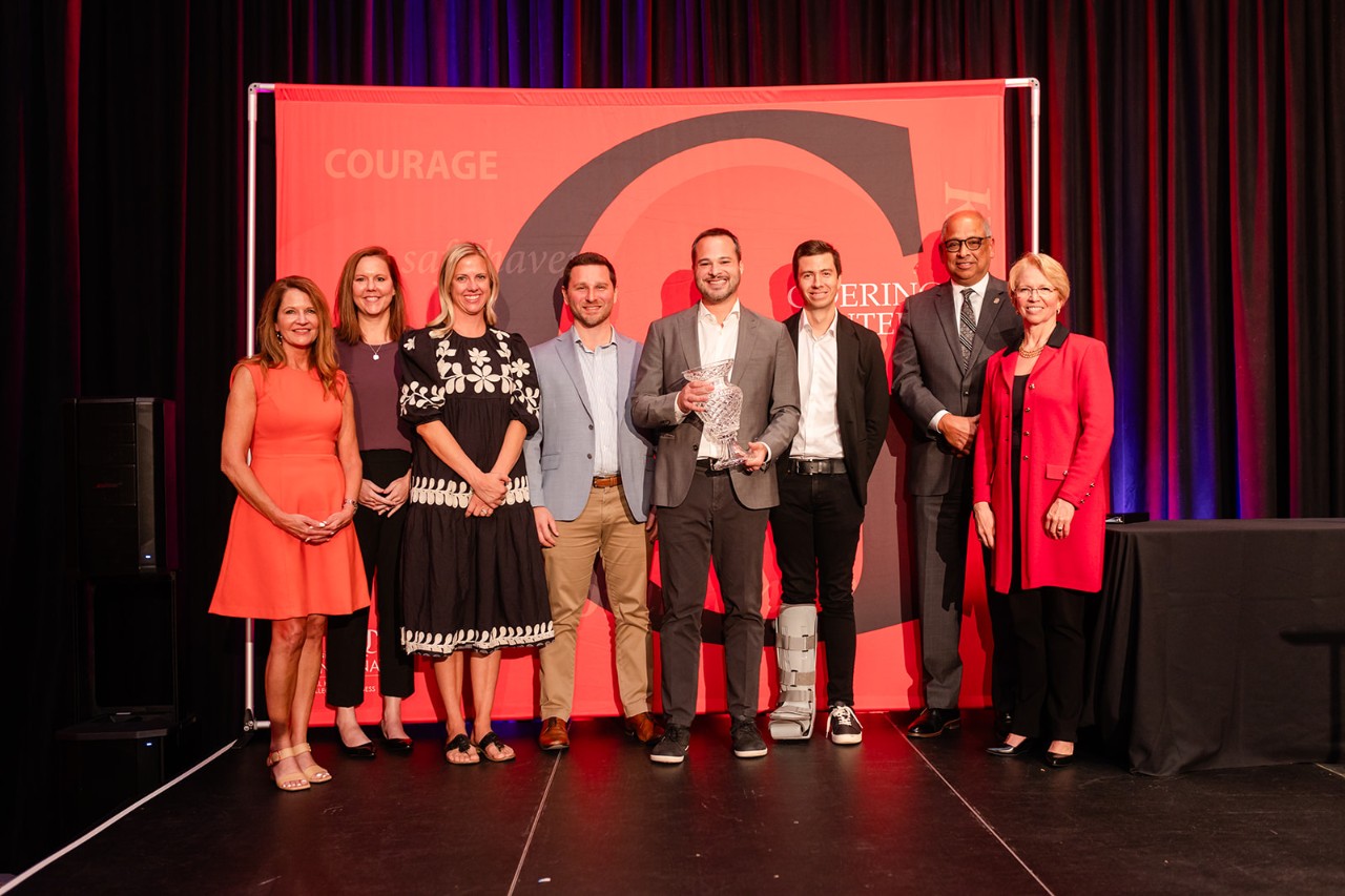 Standard Textile, The Hall of Fame Business Inductee, pictured at the 25th Annual Goering Center Awards