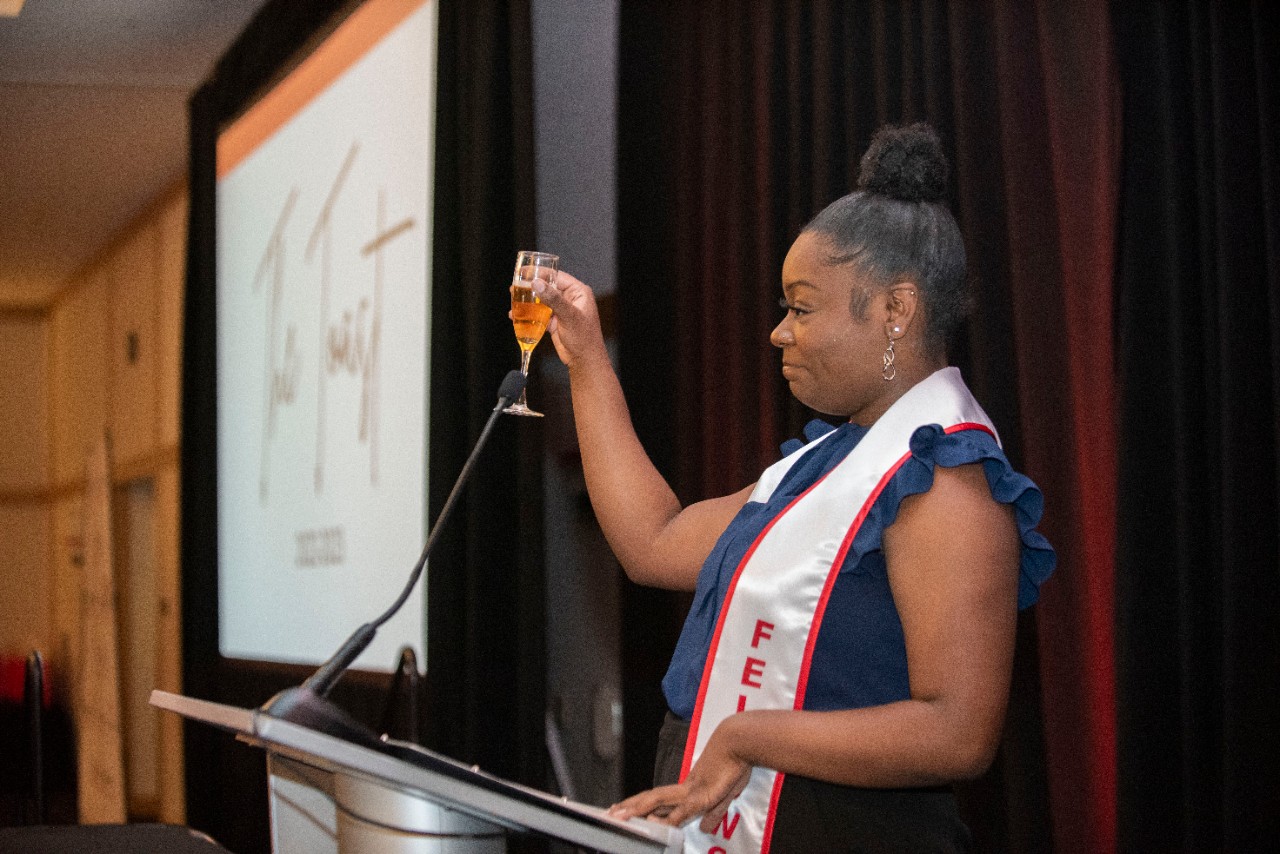 Business Fellows - The Toast - Azaria Blair Gives Toast