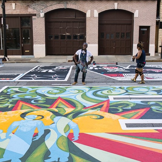 Black-Art-Speak-Mural Painting