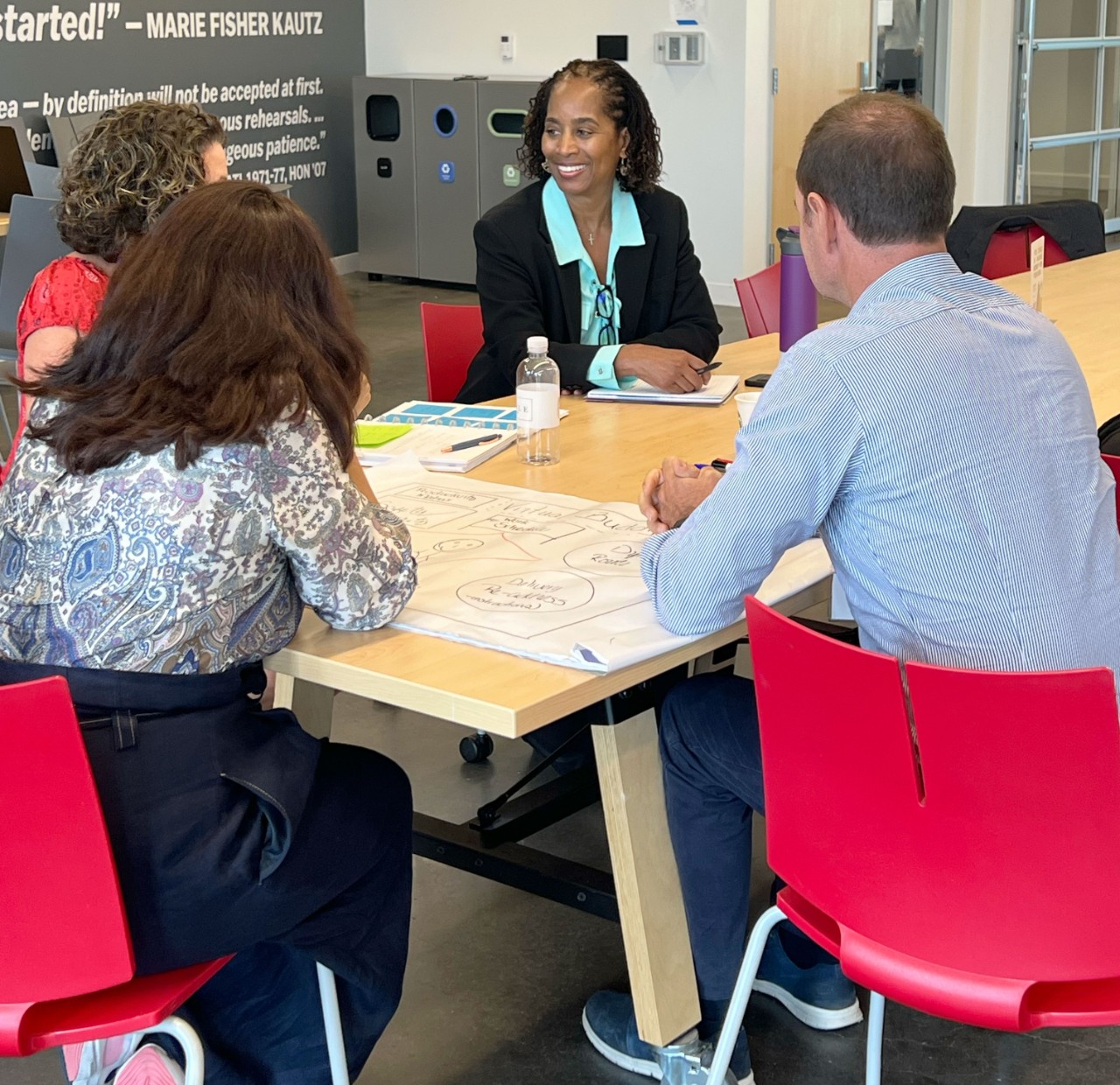 anita speaking to bts client